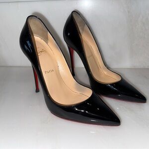 Christian Louboutin Black and Red Heels